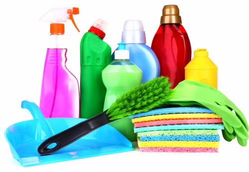 Carpet cleaning equipment and service terms illustration